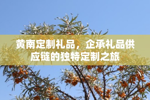 黄南定制礼品，企承礼品供应链的独特定制之旅